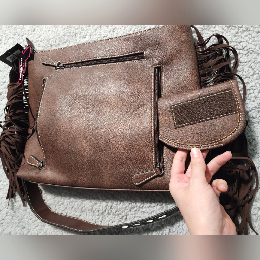 -- - Angel Ranch Fringe Purse - Picture 11 of 12